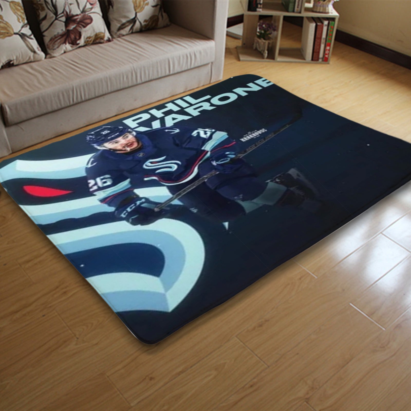 Seattle Kraken Hockey League Carpet Living Room Bedroom Mats Kitchen Bathroom Rugs