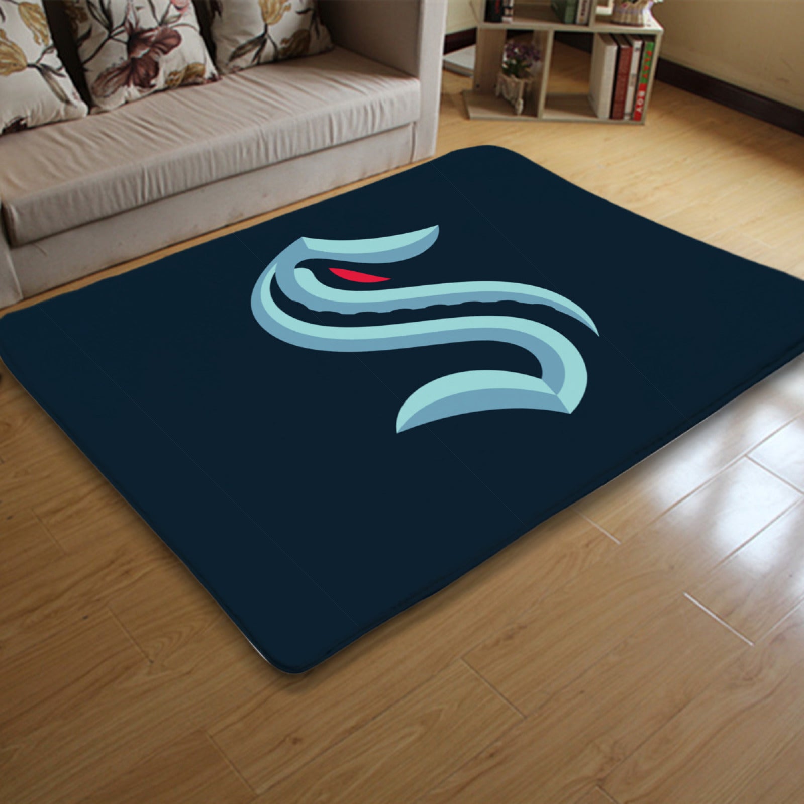 Seattle Kraken Hockey League Carpet Living Room Bedroom Mats Kitchen Bathroom Rugs