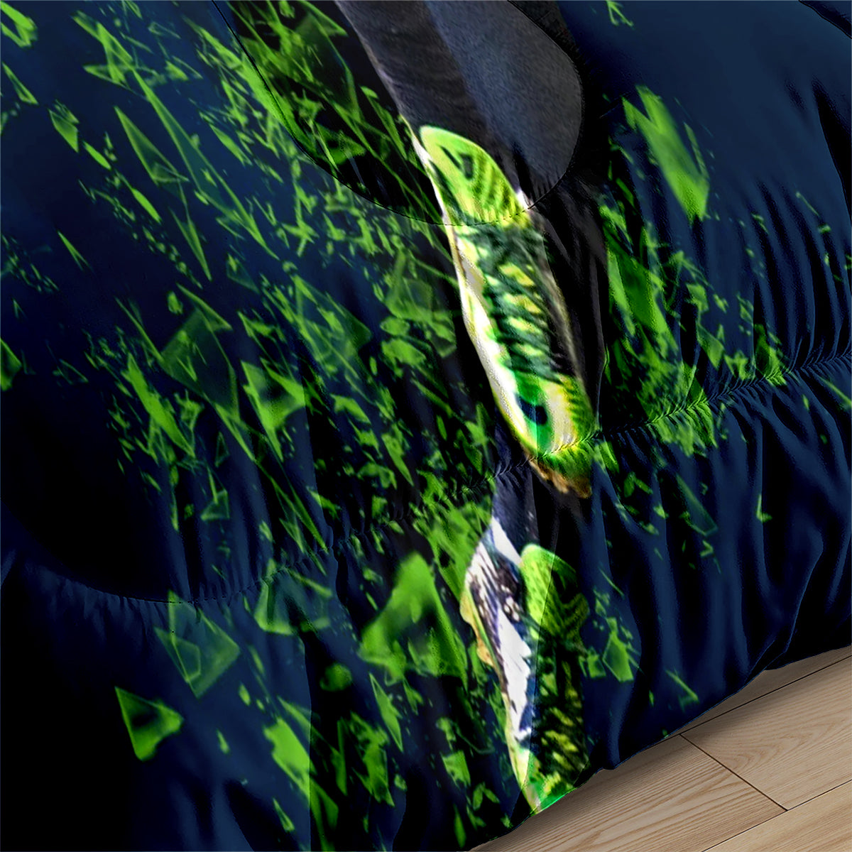 Seattle Seahawks Football Team Comforter Pillowcase Sets Blanket All Season Reversible Quilted Duvet