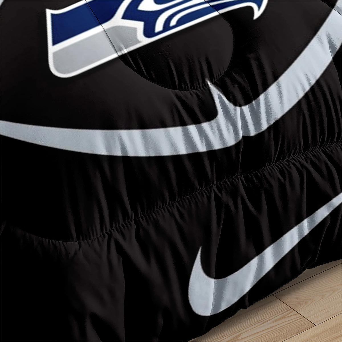 Seattle Seahawks Football Team Comforter Pillowcase Sets Blanket All Season Reversible Quilted Duvet