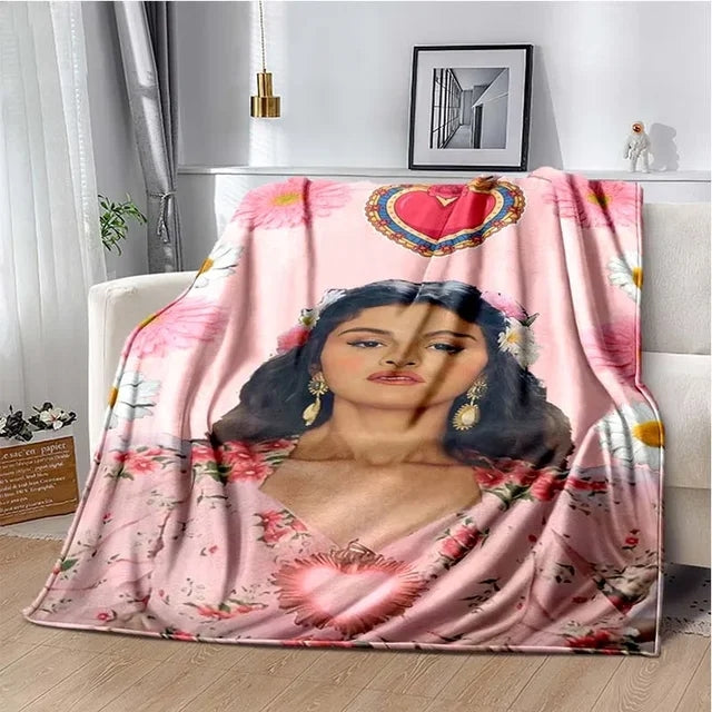 Selena Gomez Taylor Swift Flannel Fleece Throw Blanket