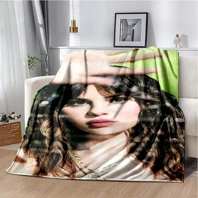 Selena Gomez Taylor Swift Flannel Fleece Throw Blanket