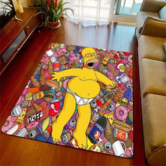 The Simpsons Graphic Carpet Living Room Bedroom Sofa Rug Door Mat Kitchen Bathroom Mats for Kids
