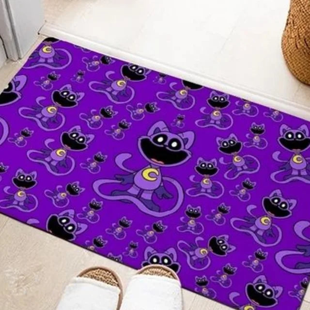 Smiling Critters Carpet Living Room Bedroom Sofa Rug Door Mat Kitchen Bathroom Mats for Kids Adults