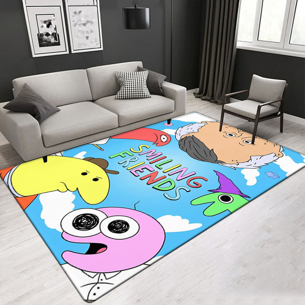 Smiling Friends Carpet Living Room Bedroom Mats Kitchen Bathroom Rugs