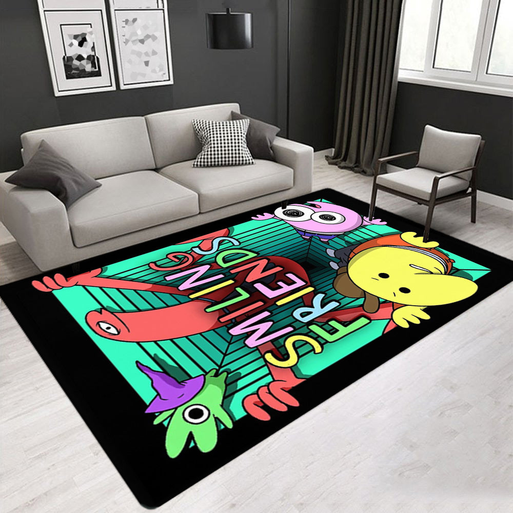 Smiling Friends Carpet Living Room Bedroom Mats Kitchen Bathroom Rugs