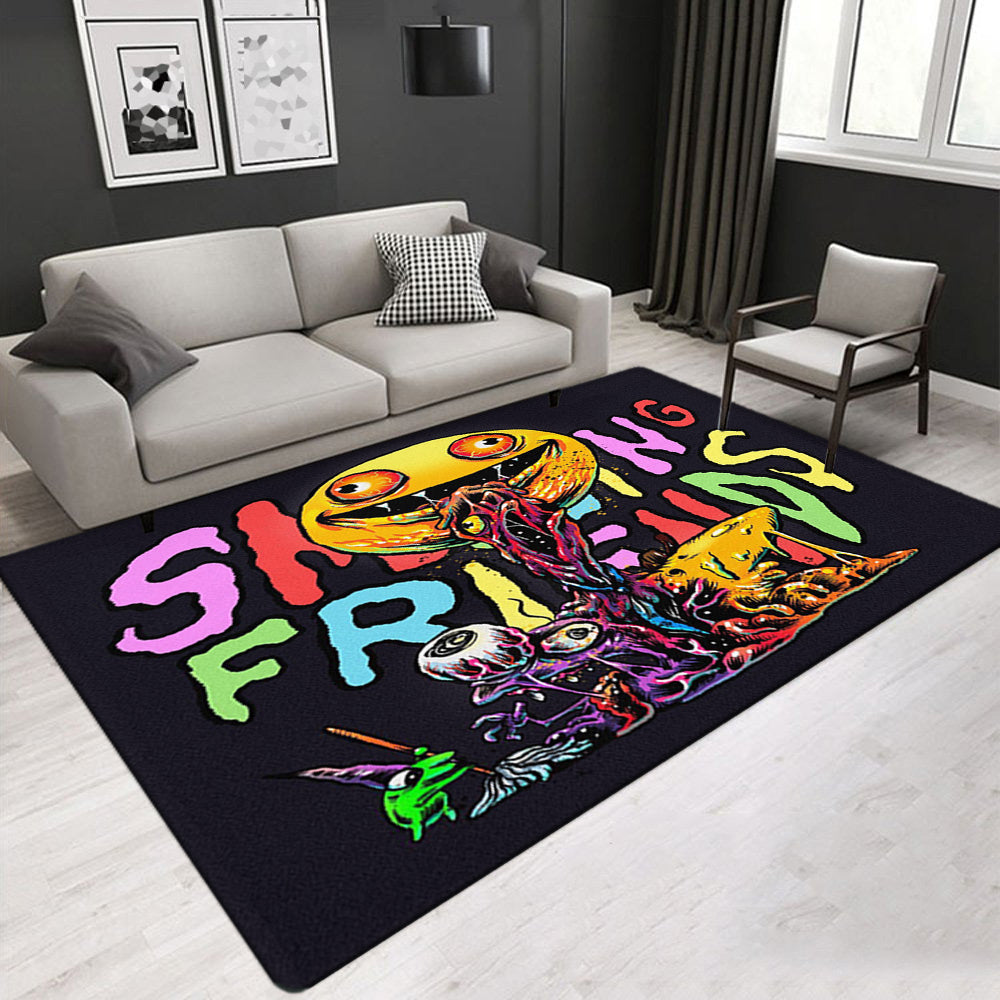 Smiling Friends Carpet Living Room Bedroom Mats Kitchen Bathroom Rugs