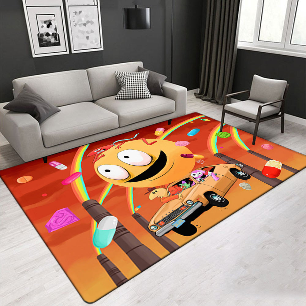 Smiling Friends Carpet Living Room Bedroom Mats Kitchen Bathroom Rugs