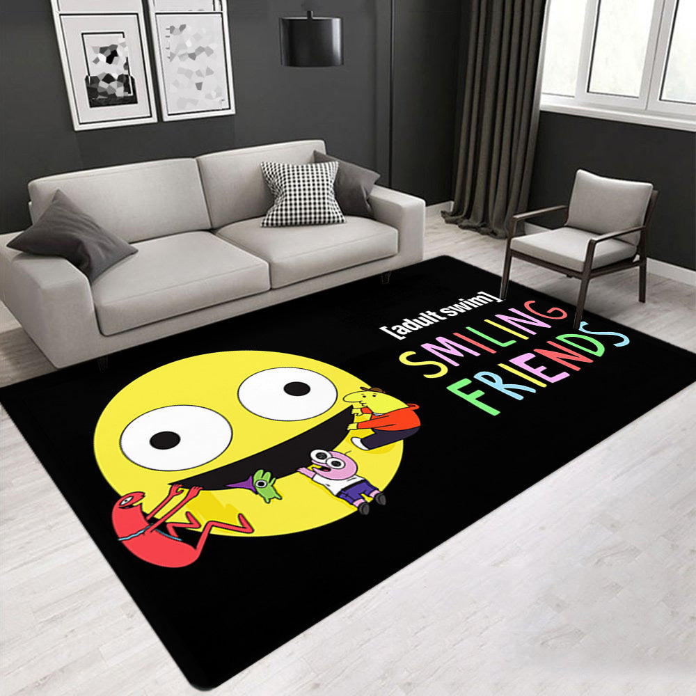 Smiling Friends Carpet Living Room Bedroom Mats Kitchen Bathroom Rugs