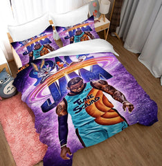 Space Jam A New Legacy Duvet Cover Quilt Cover Pillowcase Bedding Set for Kids Adults