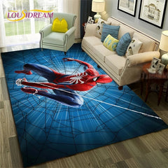 Spider Man Into the Spider Verse Miles Morales Cosplay Carpet Living Room Bedroom Bathroom Mat