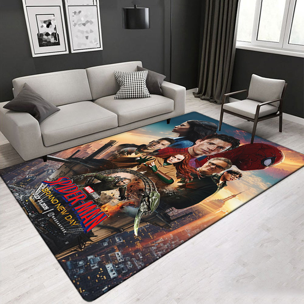 Spiderman Brand New Day Carpet Living Room Bedroom Mats Kitchen Bathroom Rugs