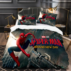 Spiderman Brand New Day Duvet Cover Quilt Case Pillowcase Bedding Set Without Filler