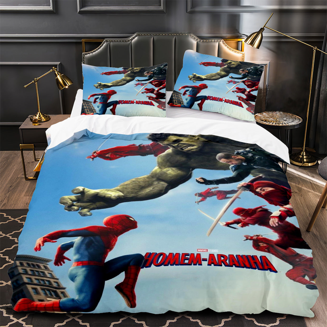 Spiderman Brand New Day Duvet Cover Quilt Case Pillowcase Bedding Set Without Filler