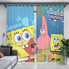 SpongeBob SquarePants  Blackout Curtains Drapes for Window Treatment Set