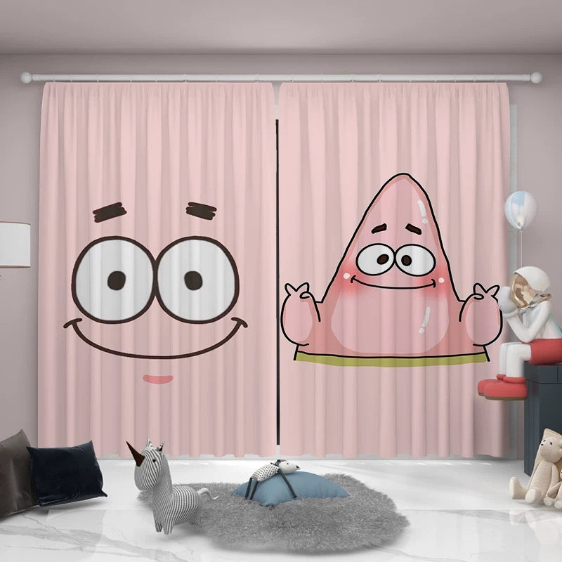 SpongeBob SquarePants  Blackout Curtains Drapes for Window Treatment Set