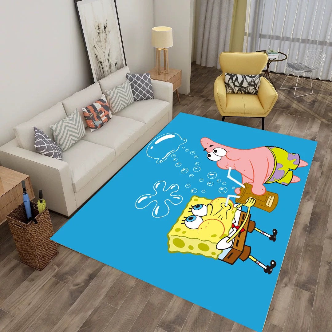 SpongeBob SquarePants Carpet Living Room Bedroom Mats Kitchen Bathroom Rugs