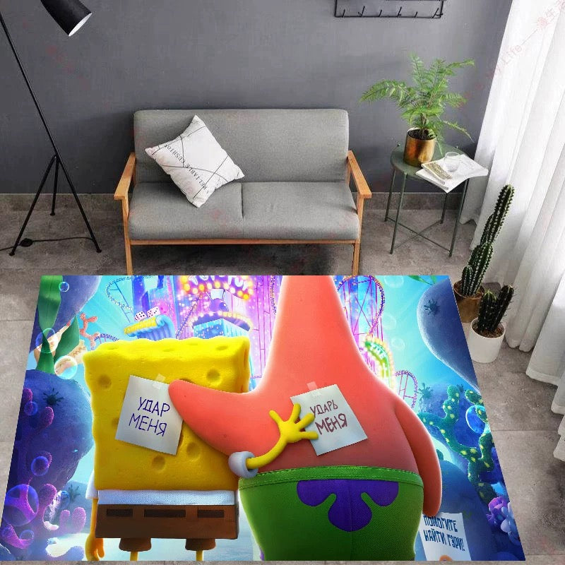 SpongeBob SquarePants Carpet Living Room Bedroom Mats Kitchen Bathroom Rugs