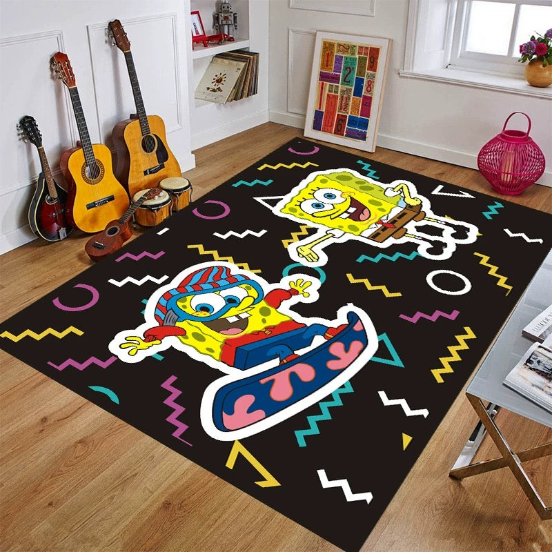 SpongeBob SquarePants Carpet Living Room Bedroom Mats Kitchen Bathroom Rugs