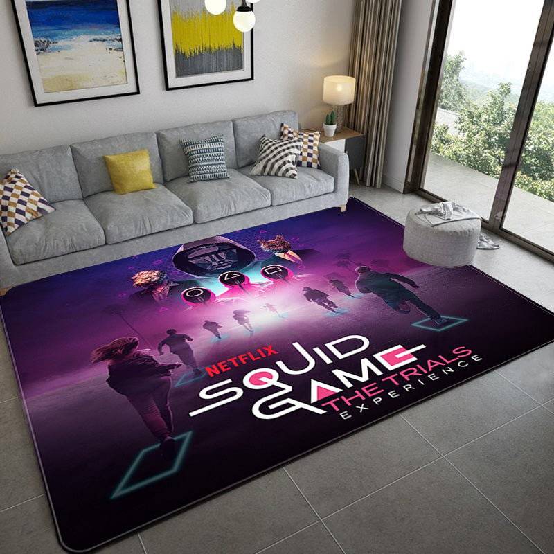 Squids Game Cosplay Carpet Living Room Bedroom Sofa Rug Door Mats