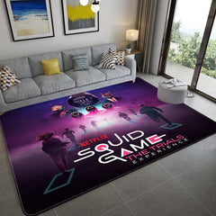 Squids Game Cosplay Carpet Living Room Bedroom Sofa Rug Door Mats