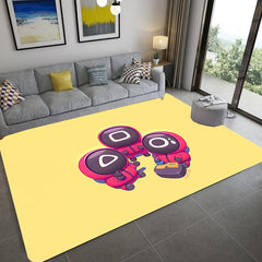 Squids Game Cosplay Carpet Living Room Bedroom Sofa Rug Door Mats