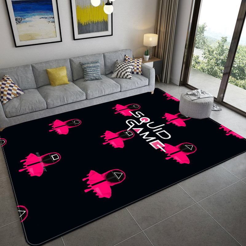 Squids Game Cosplay Carpet Living Room Bedroom Sofa Rug Door Mats