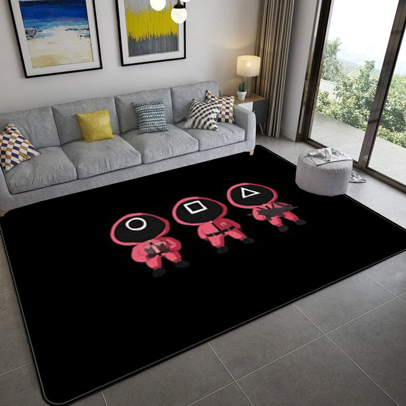 Squids Game Cosplay Carpet Living Room Bedroom Sofa Rug Door Mats