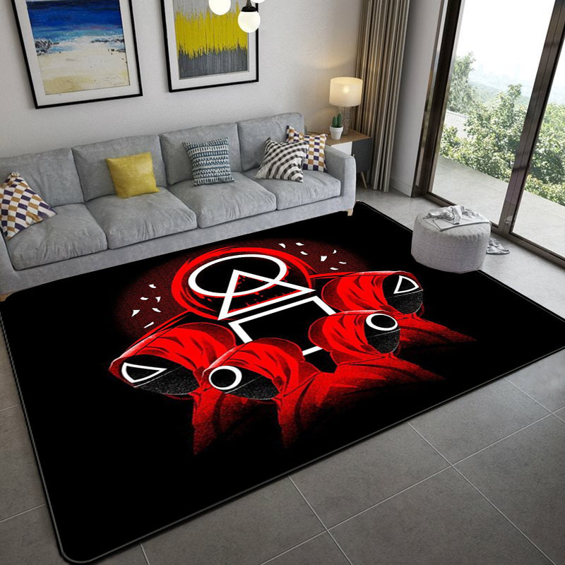Squids Game Cosplay Carpet Living Room Bedroom Sofa Rug Door Mats