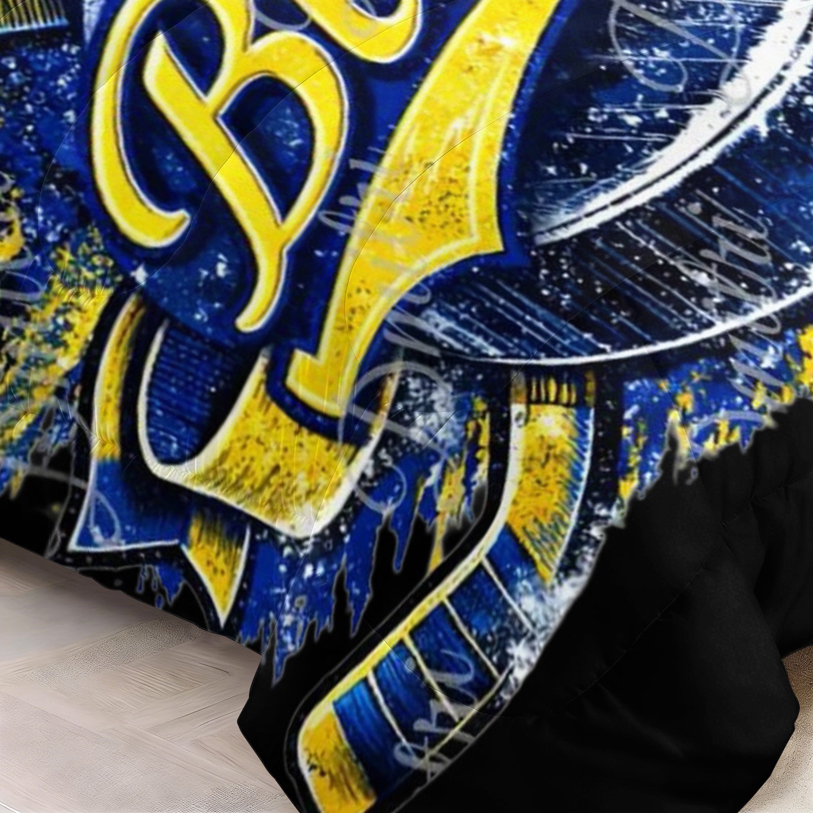 St Louis Blues Hockey League Comforter Pillowcase Sets Blanket All Season Reversible Quilted Duvet
