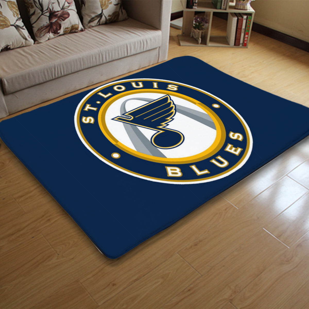 St. Louis Blues Hockey League Carpet Living Room Bedroom Mats Kitchen Bathroom Rugs