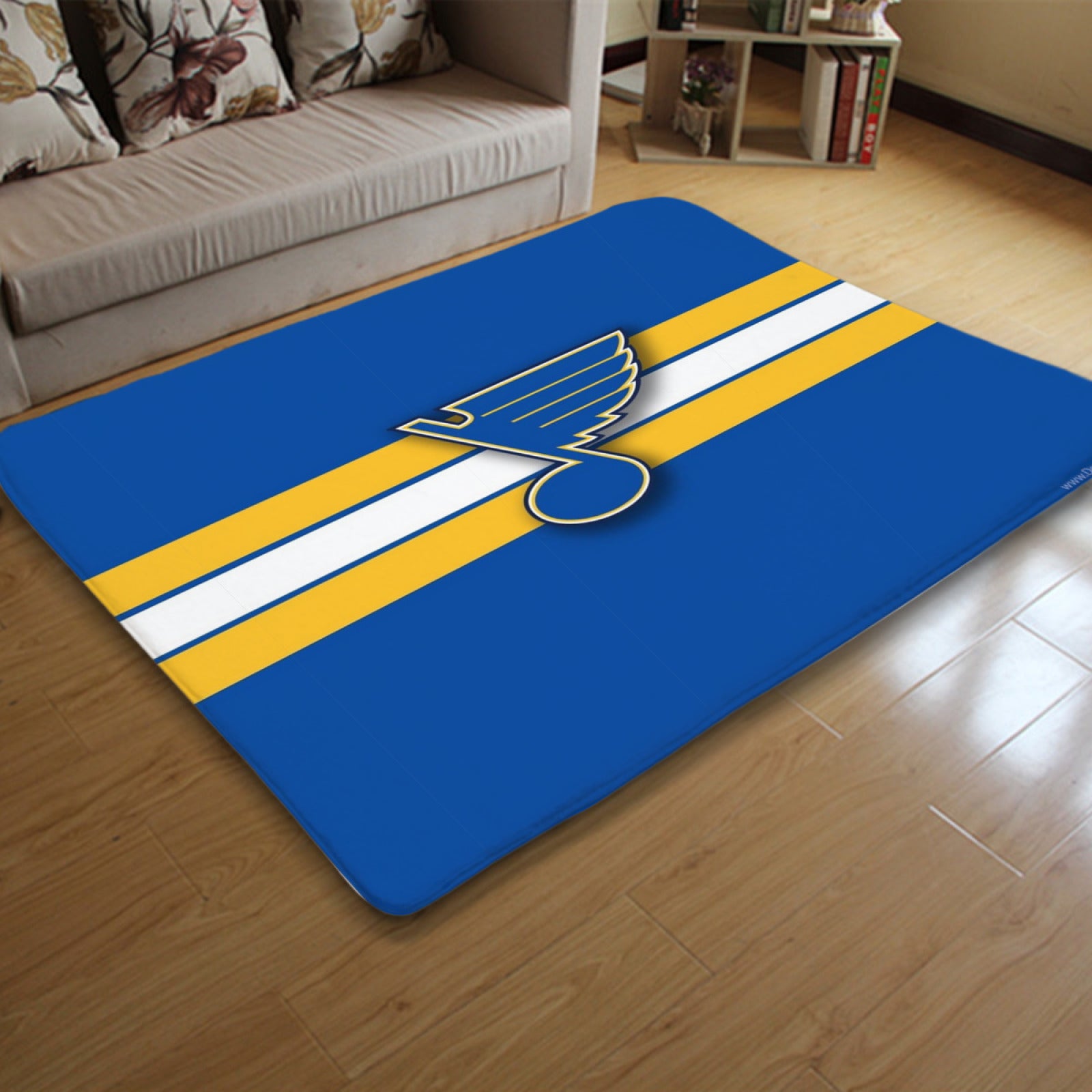 St. Louis Blues Hockey League Carpet Living Room Bedroom Mats Kitchen Bathroom Rugs