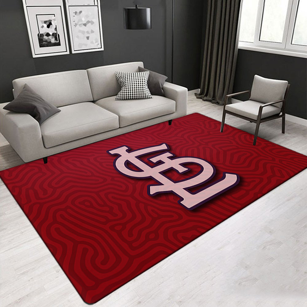 St. Louis Cardinals Carpet Living Room Bedroom Mats Kitchen Bathroom Rugs