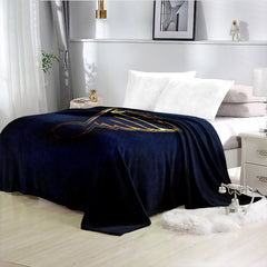 St Louis Blues Hockey Team Flannel Fleece Throw Blanket