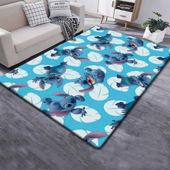 Stitch and Lilo Carpet Living Room Bedroom Sofa Rug Door Mat Kitchen Bathroom