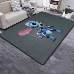 Stitch and Lilo Carpet Living Room Bedroom Sofa Rug Door Mat Kitchen Bathroom