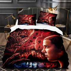 Strangers Thing Duvet Cover Quilt Case Pillowcase Bedding Set Without Filler