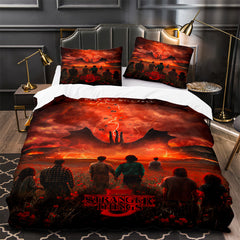 Strangers Thing Duvet Cover Quilt Case Pillowcase Bedding Set Without Filler