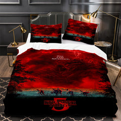 Strangers Thing Duvet Cover Quilt Case Pillowcase Bedding Set Without Filler