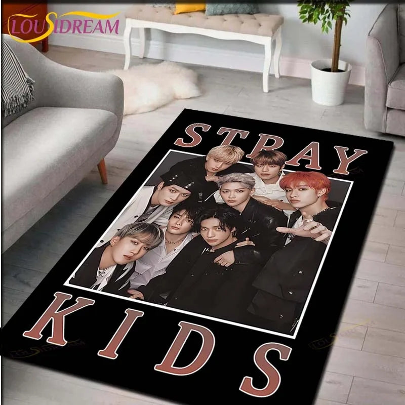 Stray kids Cosplay Carpet Living Room Bedroom Sofa Rug Door Mat