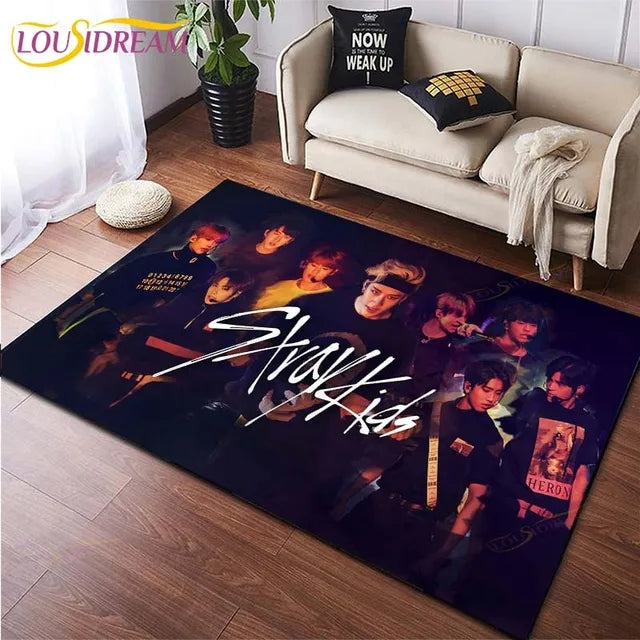 Stray kids Cosplay Carpet Living Room Bedroom Sofa Rug Door Mat