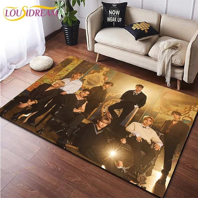 Stray kids Cosplay Carpet Living Room Bedroom Sofa Rug Door Mat