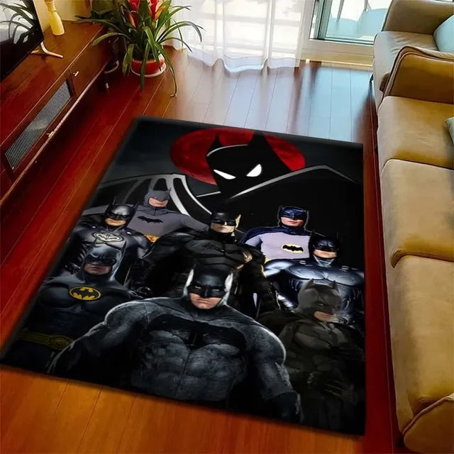 Superhero Batman Cosplay Carpet Living Room Bedroom Sofa Rug Door Mat