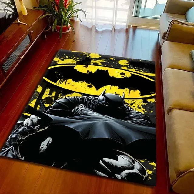 Superhero Batman Cosplay Carpet Living Room Bedroom Sofa Rug Door Mat