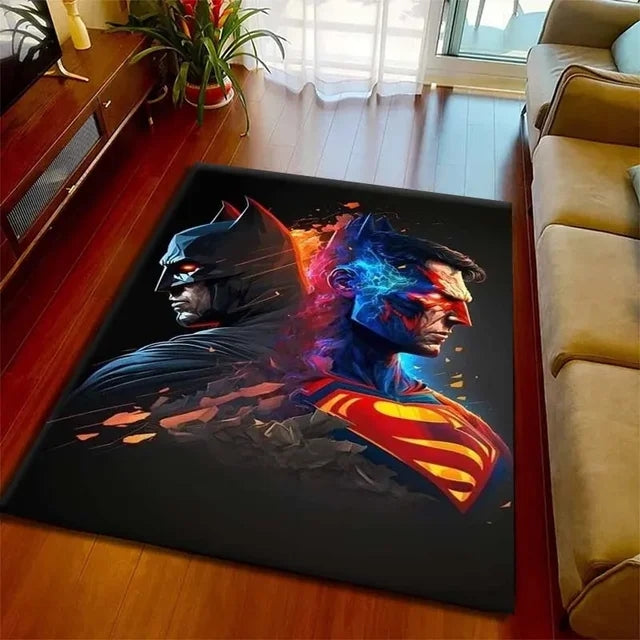 Superhero Batman Cosplay Carpet Living Room Bedroom Sofa Rug Door Mat