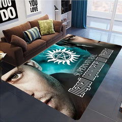 Supernatural Cosplay Carpet Living Room Bedroom Sofa Rug Door Mat