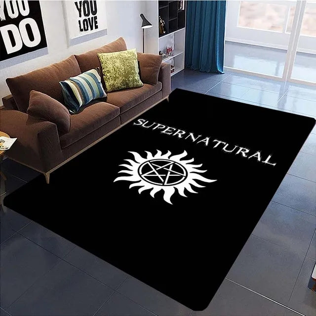 Supernatural Cosplay Carpet Living Room Bedroom Sofa Rug Door Mat