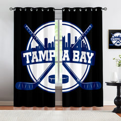 Tampa Bay Lightning Blackout Curtains Drapes For Window Treatment Set