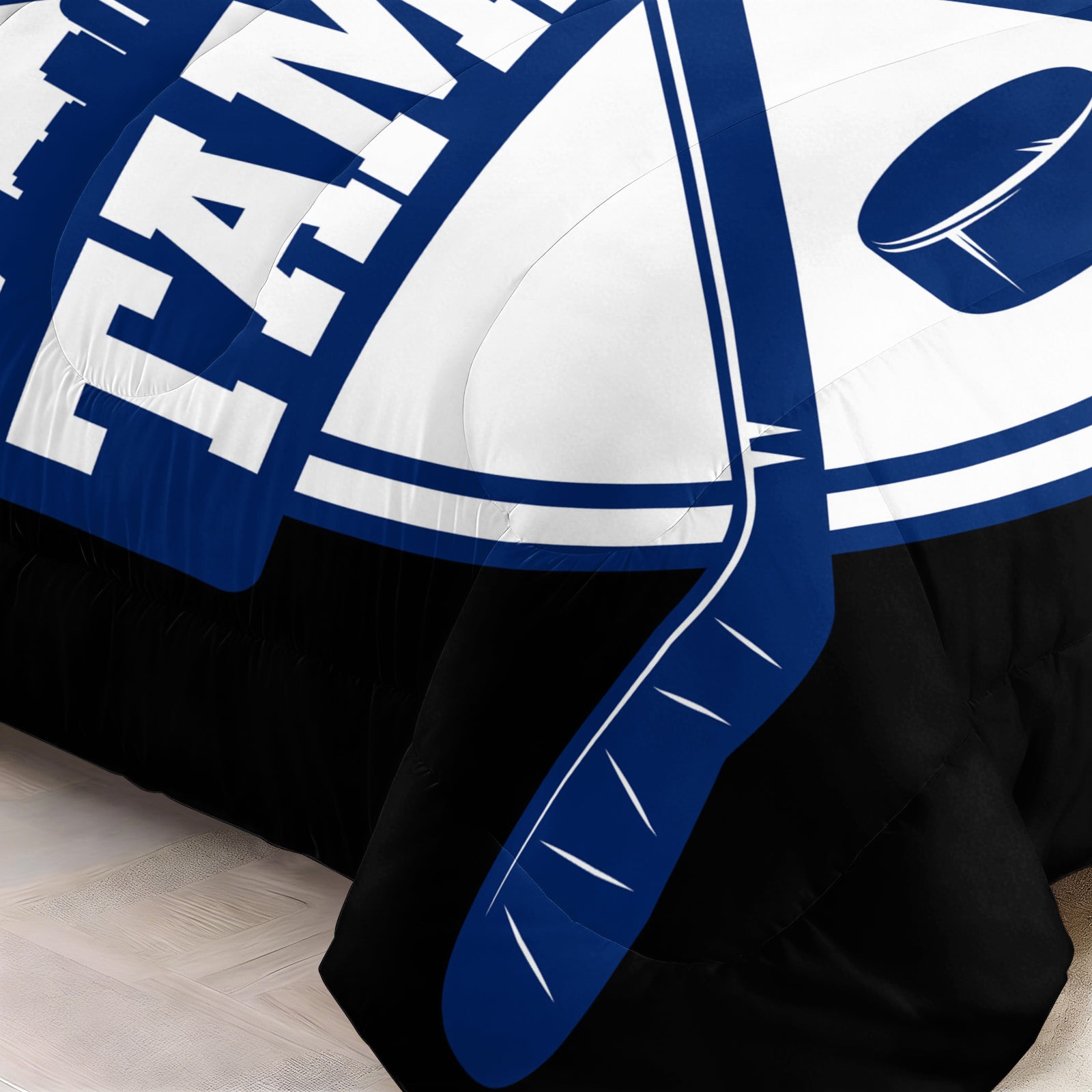 Tampa Bay Lightning Hockey League Comforter Pillowcase Sets Blanket All Season Reversible Quilted Duvet