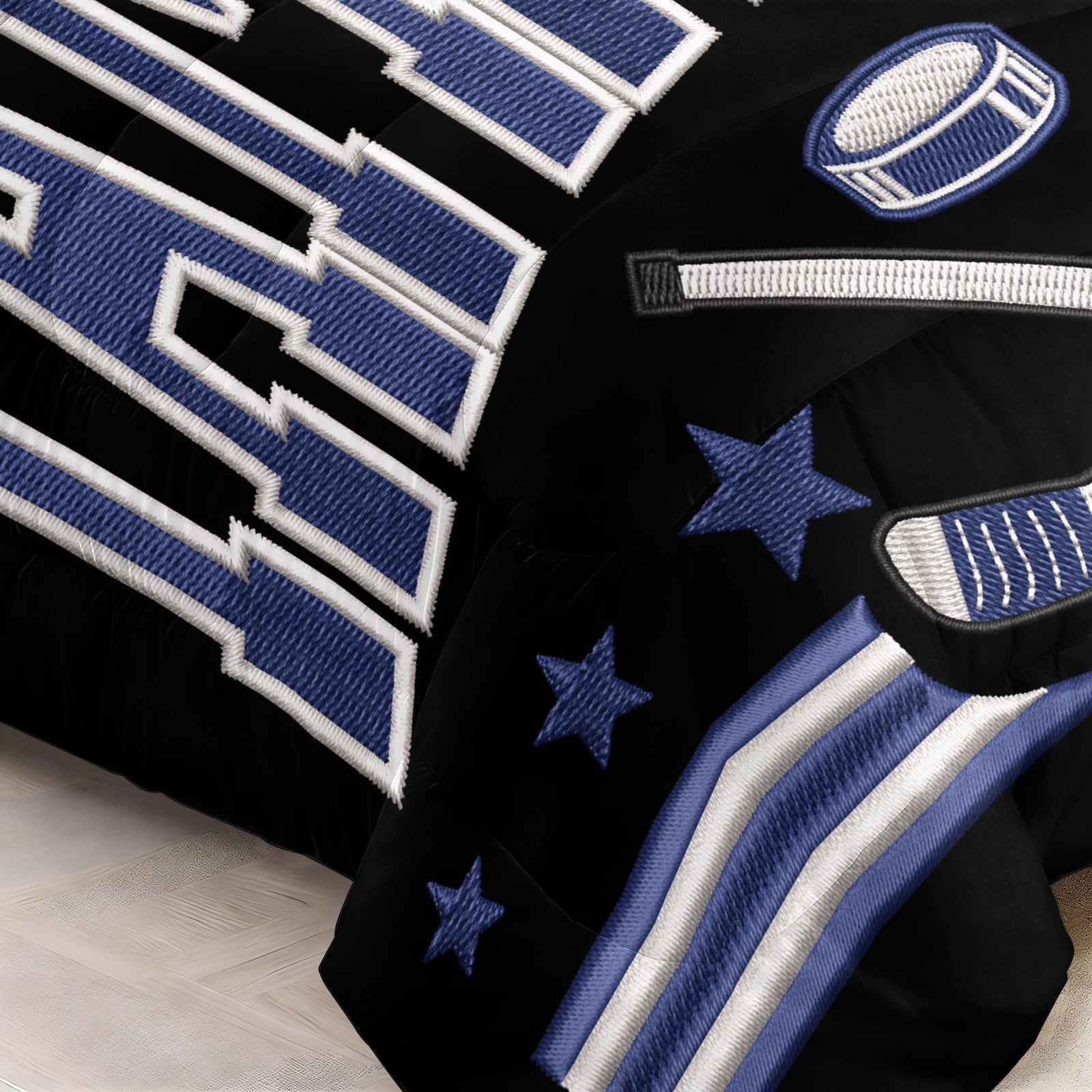 Tampa Bay Lightning Hockey League Comforter Pillowcase Sets Blanket All Season Reversible Quilted Duvet